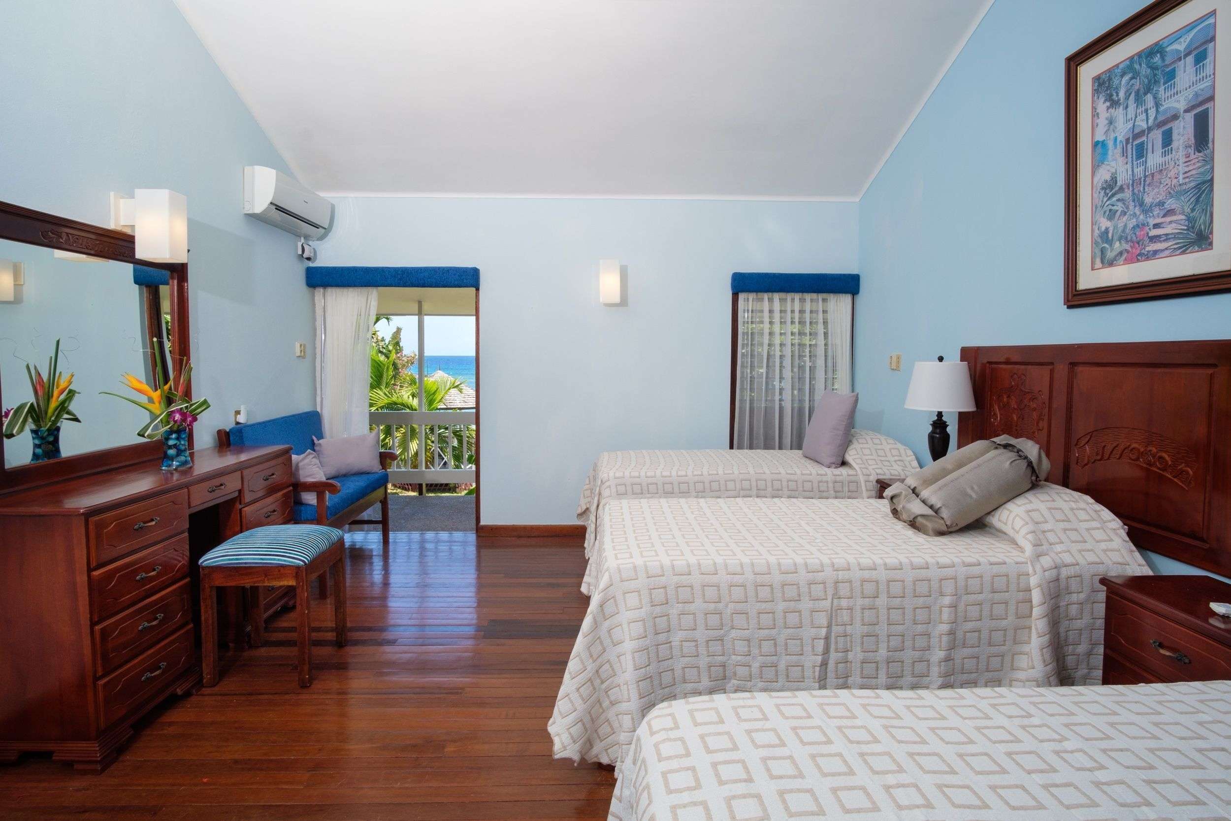 Bedroom 3 - Negril Converted into a triple bedded room.