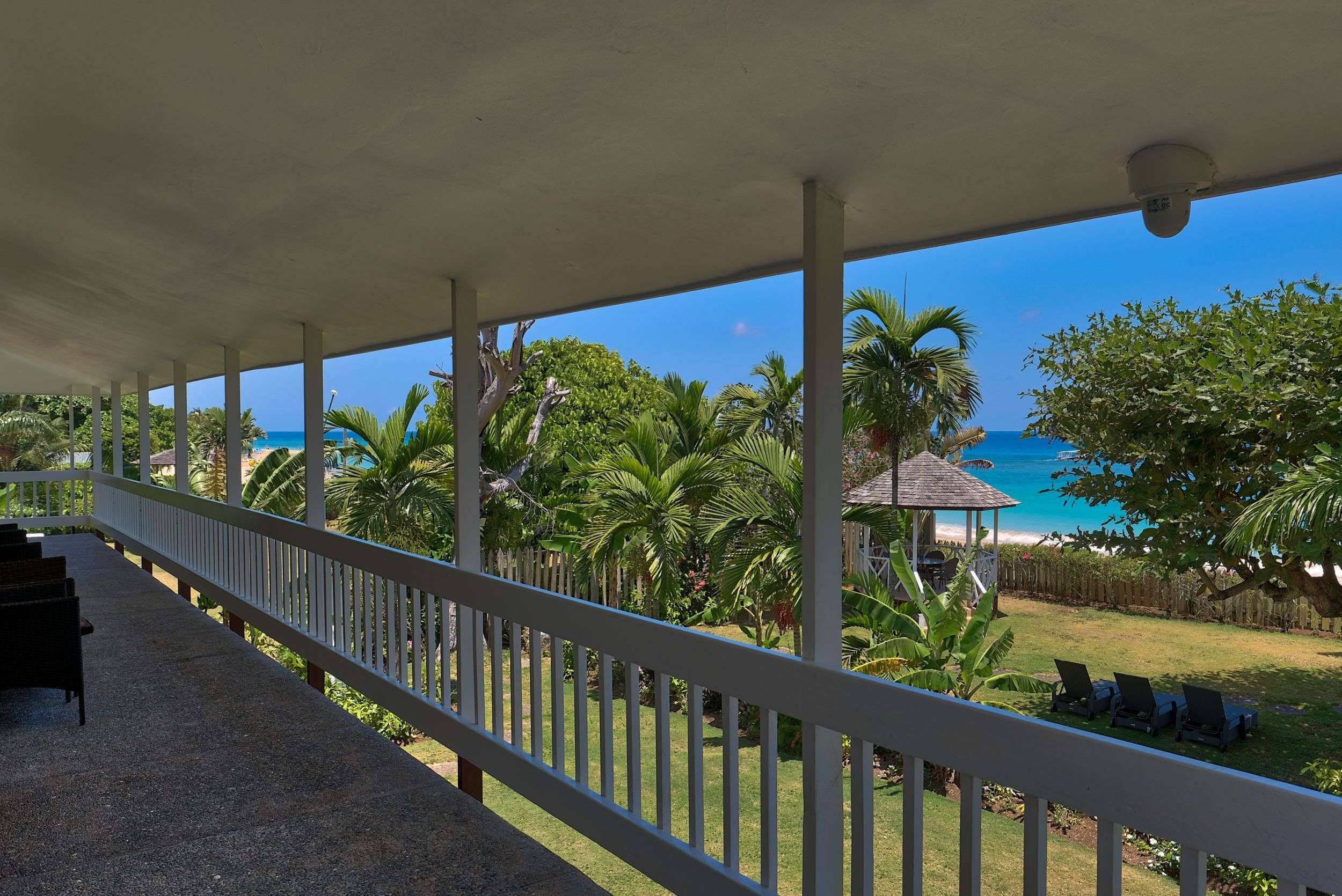 Balcony View of the Beach Garden